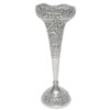 Indian-coin-silver-trumpet-bud-vase-20th Indian Silver Trumpet Bud Vase 20th