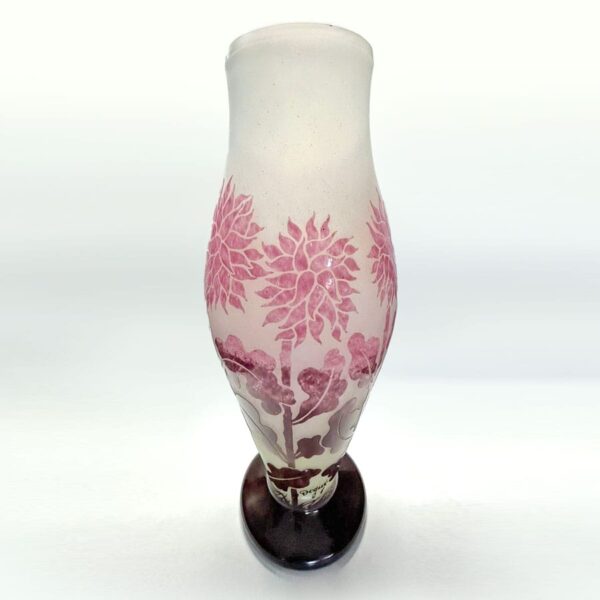 Large Degue Cameo Glass Vase C1930