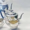 Late Victorian Hallmarked Silver Tea Service Sheffield 1898