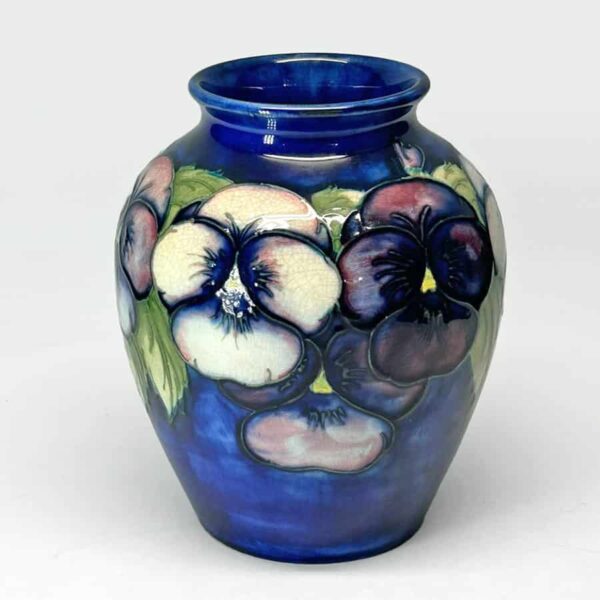 Moorcroft Pansy Pattern Vase C1925