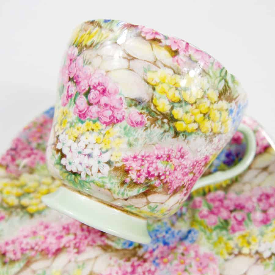 Shelley Rock Garden Pattern Trio - Clyde on 4th Antiques