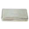 George The Third Hallmarked Silver Snuff Box Birmingham 1874