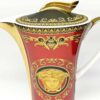 Rosenthal Versace Red Medusa Coffee Pot