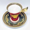 Rosenthal Versace Red Medusa Tea Cup and Saucer