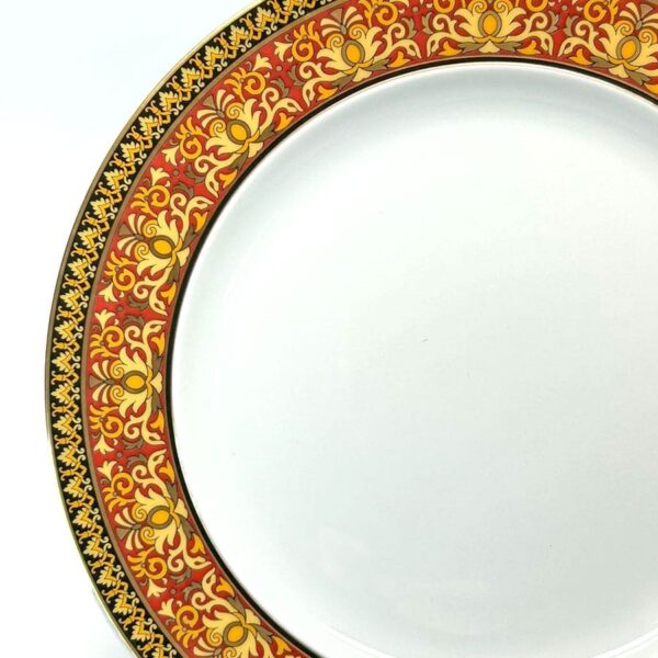 Rosenthal Versace Red Medusa Salad Plate