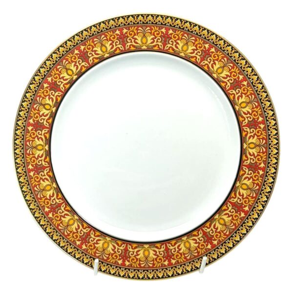 Rosenthal Versace Red Medusa Salad Plate