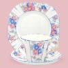 Royal-Albert-art-deco-trio-A625-1 Royal Albert Art Deco Floral Trio A625