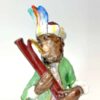 Sitzendorf Porzellanmanufaktur Monkey Band Flute Player