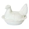 Milk Glass Hen On Nest C1940