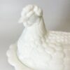 Milk Glass Hen On Nest C1940