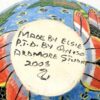 Ardmore Hand Painted Zebra Bowl 2008 Elsie