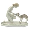 Art Deco Lorenz Carl Werner Hutschenreuter Good Friends Girl With Fawn