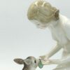 Art Deco Lorenz Carl Werner Hutschenreuter Good Friends Girl With Fawn