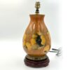 Fantastic Flambé Big Poppy William Moorcroft Lamp C1920