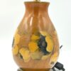 Fantastic Flambé Big Poppy William Moorcroft Lamp C1920
