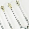 Hallmarked Silver Crown Tea Spoons Sorenson Denmark