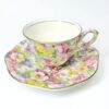 James Kent Du Barry Chintz Demitasse Duo C1930