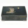 Japanese Bronze and Mixed Metal Meiji Box Kyoto Kurado Zo 19th