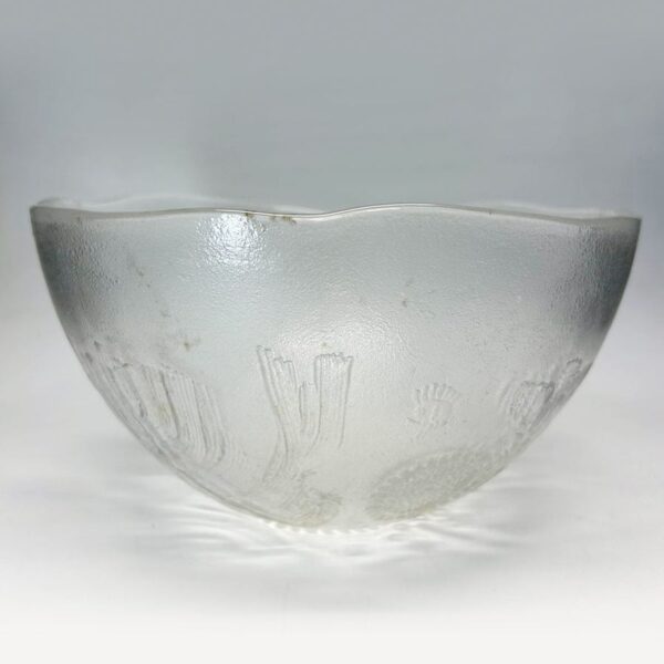 Kosta Boda Sweden Free Form Bowl Horse and Rider