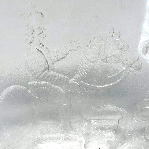 Kosta Boda Sweden Free Form Bowl Horse and Rider