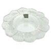 Lalique Opalencent Glass Honfleur Leaf Design Bowl
