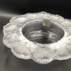 Lalique Opalencent Glass Honfleur Leaf Design Bowl