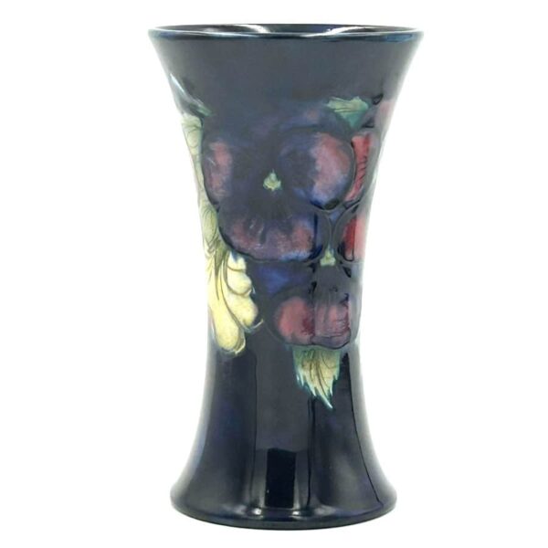 William Moorcroft Pansy Vase C1925