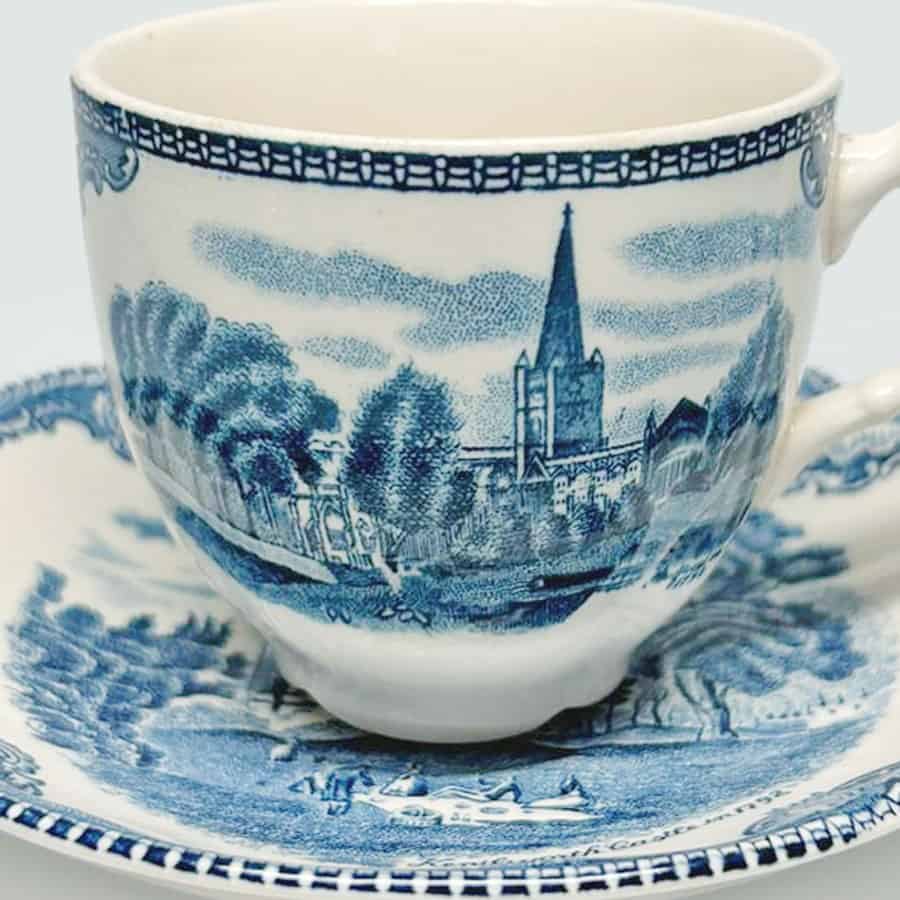 19世紀末イギリス製 CRESCENT e Jones&Sons 建水 Johnson-brothers-old-Britain-