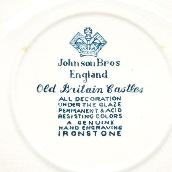 Johnson Brothers Old Britain Castles Pattern Tea Duo