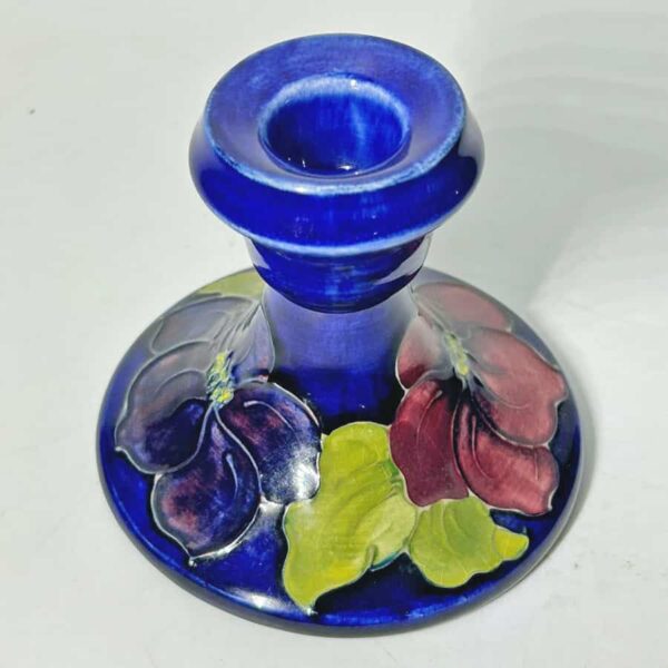 Moorcroft Clematis Candlestick