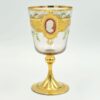 Murano-red-and-gold-years-cameo-goblet-2 Murano Red And Gold Years Cameo Goblet