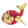 Murano Red And Gold Years Large Fish