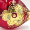 Murano Red And Gold Years Large Fish