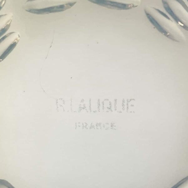 Rene Lalique Ondes Opalescent Plate C1935