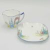 Shelley Queen Anne Garden Urn Demitasse Duo