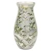 Sterling Silver Overlay Glass Vase 925