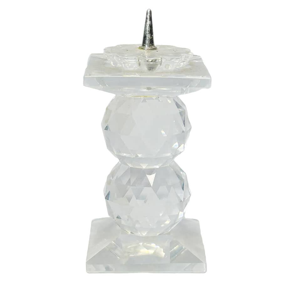 Swarovski Candlestick 8cm Clyde on 4th Antiques & Collectables