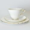 Tuscan Bone China Tea Trio White