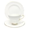Tuscan Bone China Tea Trio White
