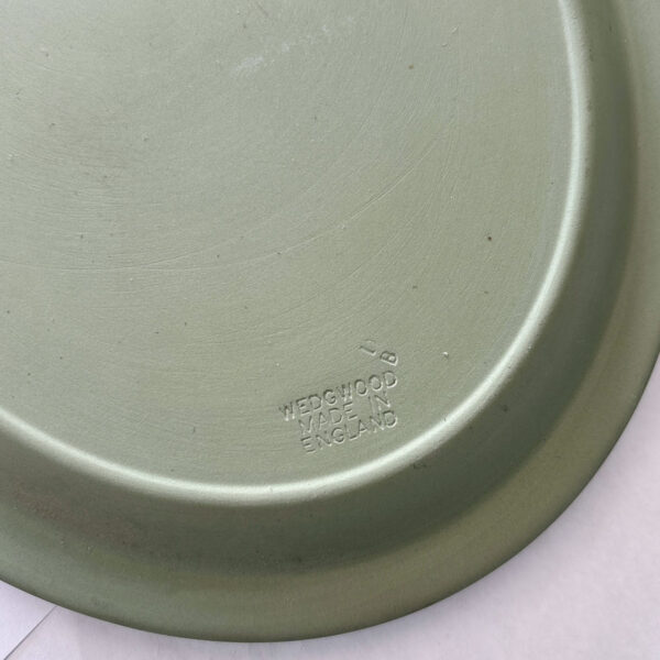 Wedgwood Green Jasper Ware Oval Plaque Angel and Cupid