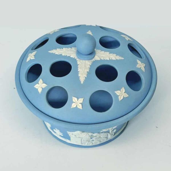 Wedgwood Jasper Ware Maiden Potpourri And Cover
