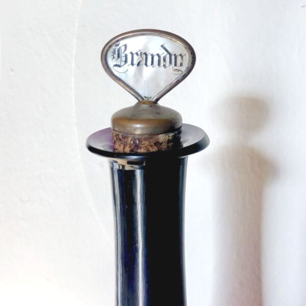 Rare-Georgian-Amethyst-Brandy-Ships-Decanter-2 Rare Georgian Amethyst Brandy Ships Decanter