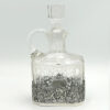 Dutch Silver Mounted Etched Glass Claret Jug
