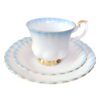 Royal Albert Rainbow Blue Montrose Tea Trio