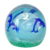 Caithness Scotland Dolphinarium  Glass Paperweight