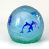 Caithness Scotland Dolphinarium  Glass Paperweight
