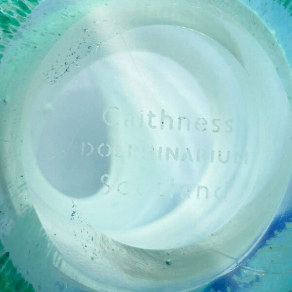 Caithness Scotland Dolphinarium  Glass Paperweight