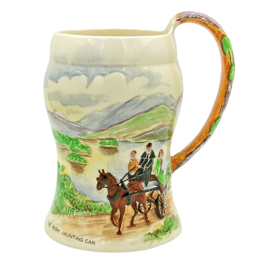 Crown Devon Musical Jug Killarney 16cm - Clyde on 4th Antiques