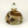 David Reade  Glass Brown Swirl Perfume Bottle  2007