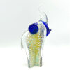 Murano-silver-flecks-glass-elephant-20th-1 Murano Silver Flecks Glass Elephant 20th